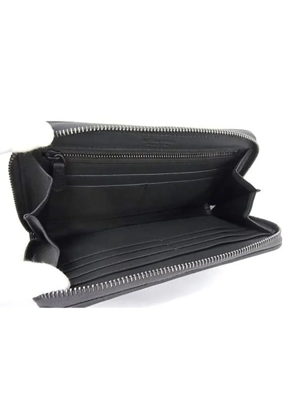 Bottega Veneta Intrecciato Leather Zip Around Wallet Coin Purse